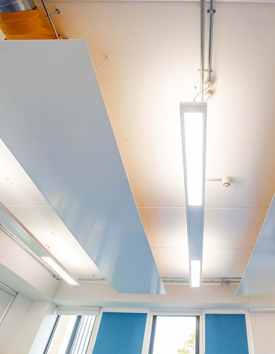 SPC Thermatile TEN-TWELVE radiant panels installed at Gearies Primary School, Ilford